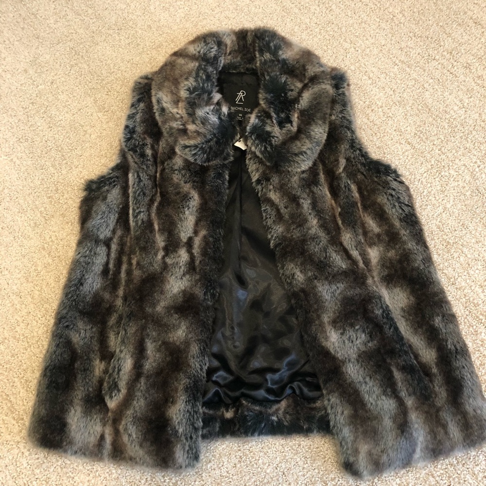 Rachel Zoe foe fur vest